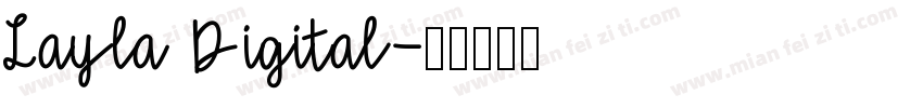Layla Digital字体转换